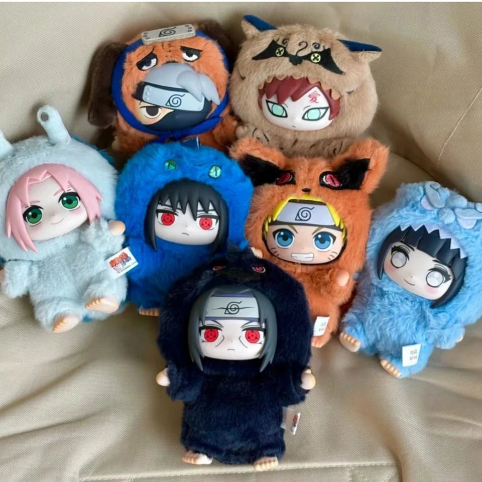 Peluche Anime Estilo Ninja Japonés – Muñeco Cute Coleccionable con Colgante – Regalo Kawaii