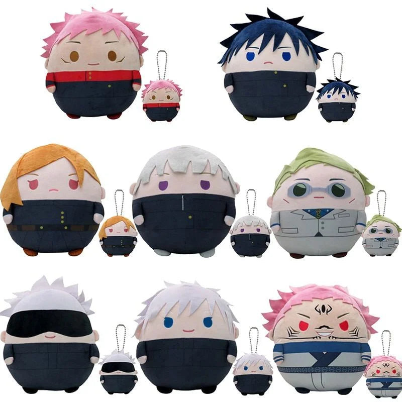 Peluche Anime Japonés Estilo Hechicero – Muñeco Cute Inspirado en Anime – Regalo Kawaii
